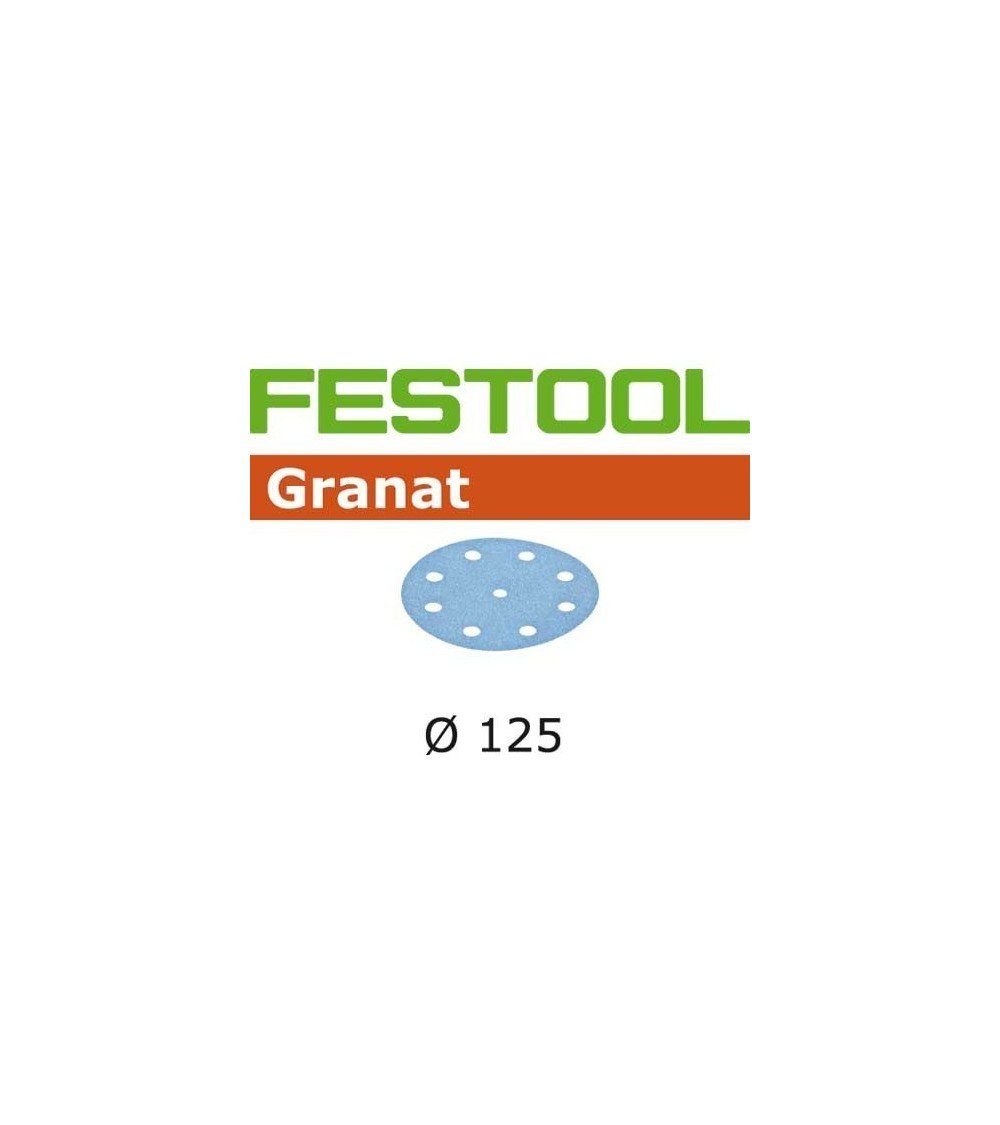 Festool šlifavimo popierius Granat STF-D125/90-P500-GR100X