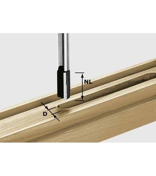 Festool malu frēze HW, kāts 8 mm HW S8 D30/20