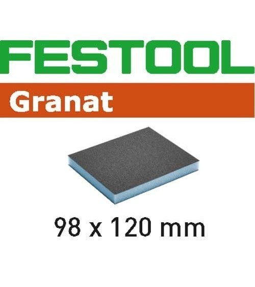 Губка шлифовальная Festool 98x120x13 800 GR/6 