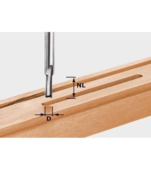 Festool malu frēze HW, kāts 8 mm HW S8 D4/10
