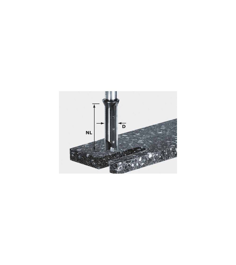 Festool frēze ar maināmiem asmeņiem HW, kāts 12 mm HW S12 D14/45 WM