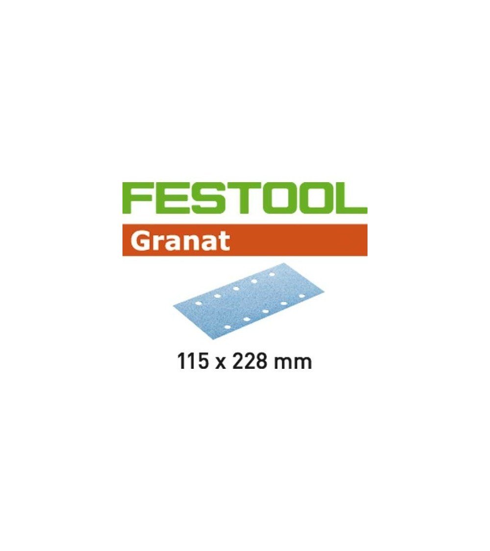 FESTOOL Шлифовальные листы STF 115X228 P80 GR/50