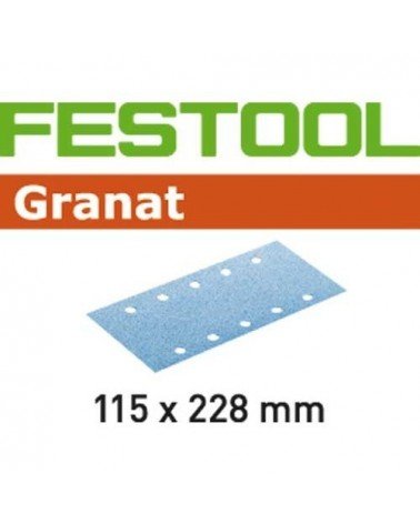 FESTOOL Шлифовальные листы STF 115X228 P80 GR/50