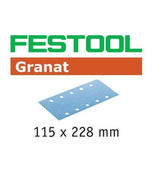 FESTOOL Шлифовальные листы STF 115X228 P40 GR/50