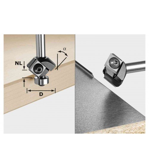 Festool frēze HW S8 HW D25/12/45GR OFK700