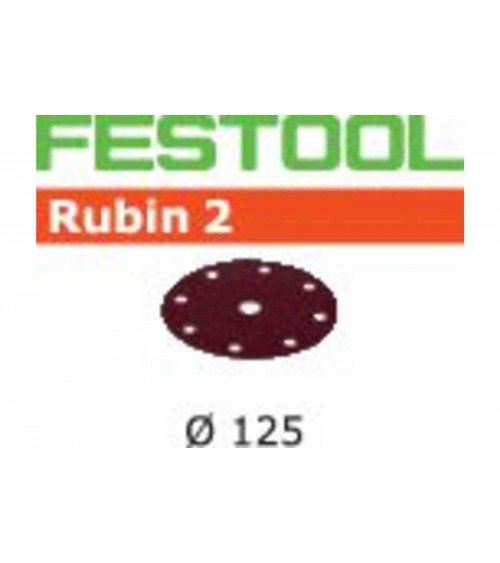 FESTOOL Шлифовальные круги Rubin 2 STF D125/8 P120 RU2/10