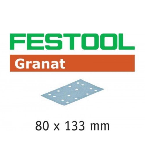 FESTOOL Шлифовальные листы Granat STF 80x133 P180 GR/10