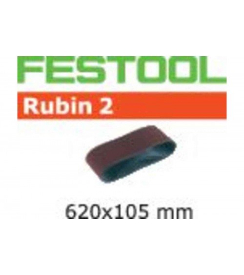 FESTOOL Шлифовальная лента Rubin 2 L620X105-P80 RU2/10