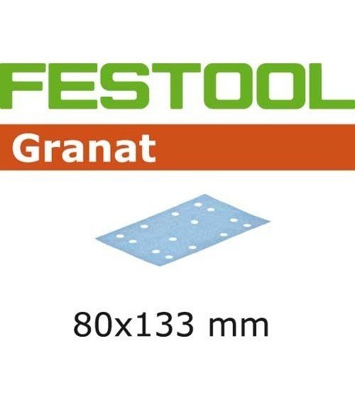 FESTOOL Шлифовальные листы Granat STF 80x133 P180 GR/100