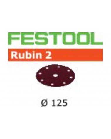 FESTOOL Шлифовальные круги Rubin 2 STF D125/8 P120 RU2/50