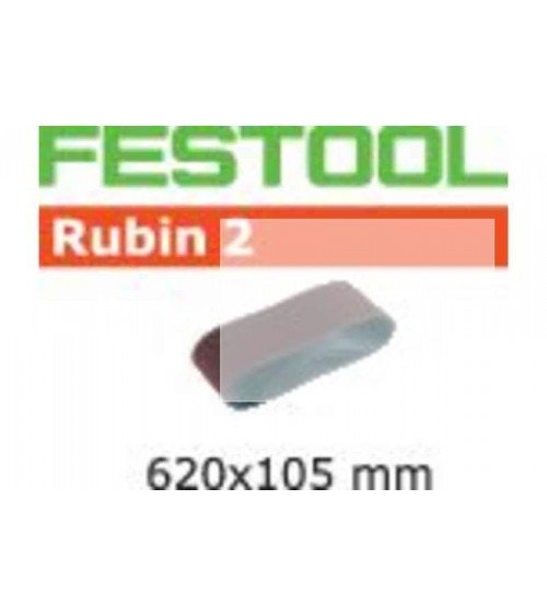 FESTOOL Шлифовальная лента L620X105-P60 RU2/10 Rubin 2