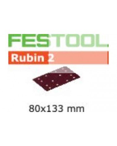 FESTOOL Шлифовальные листы STF 80X133 P60 RU2/50 Rubin 2