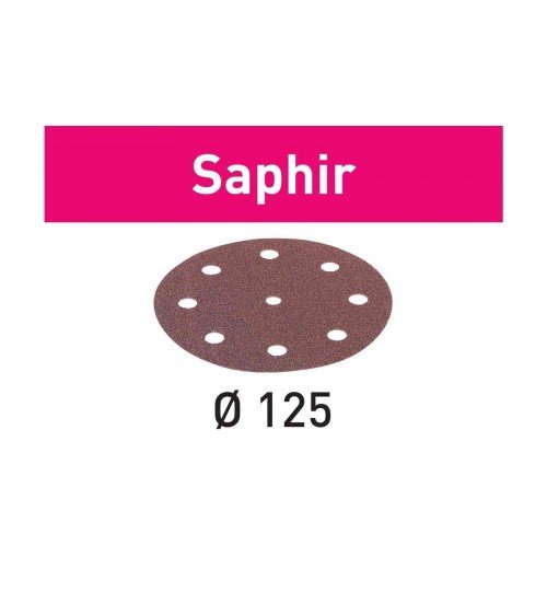 Šlif.popierius Saphir STF-D125/90-P24-SA/25
