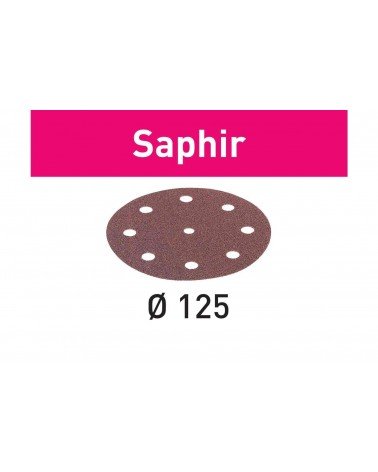 Šlif.popierius Saphir STF-D125/90-P24-SA/25
