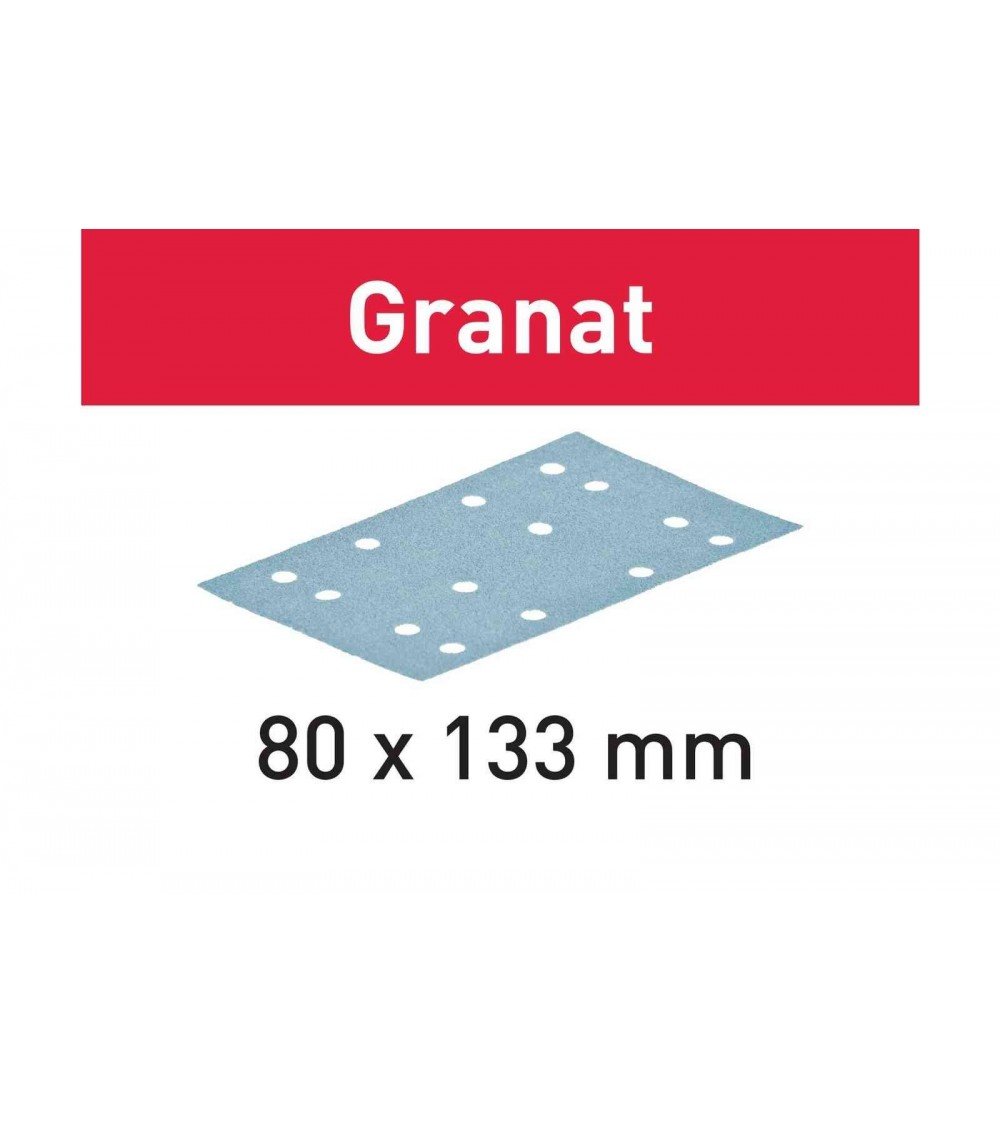 Festool smilšpapīrs Granat STF 80x133 P 80 GR  10X
