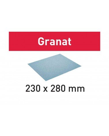FESTOOL Бумага шлифовальная Granat 230x280 P180 GR/10