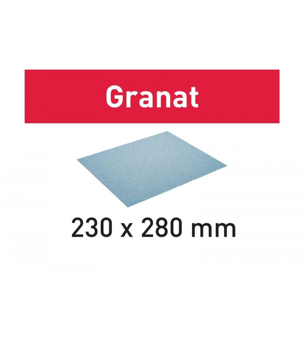 FESTOOL Бумага шлифовальная Granat 230x280 P120 GR/10