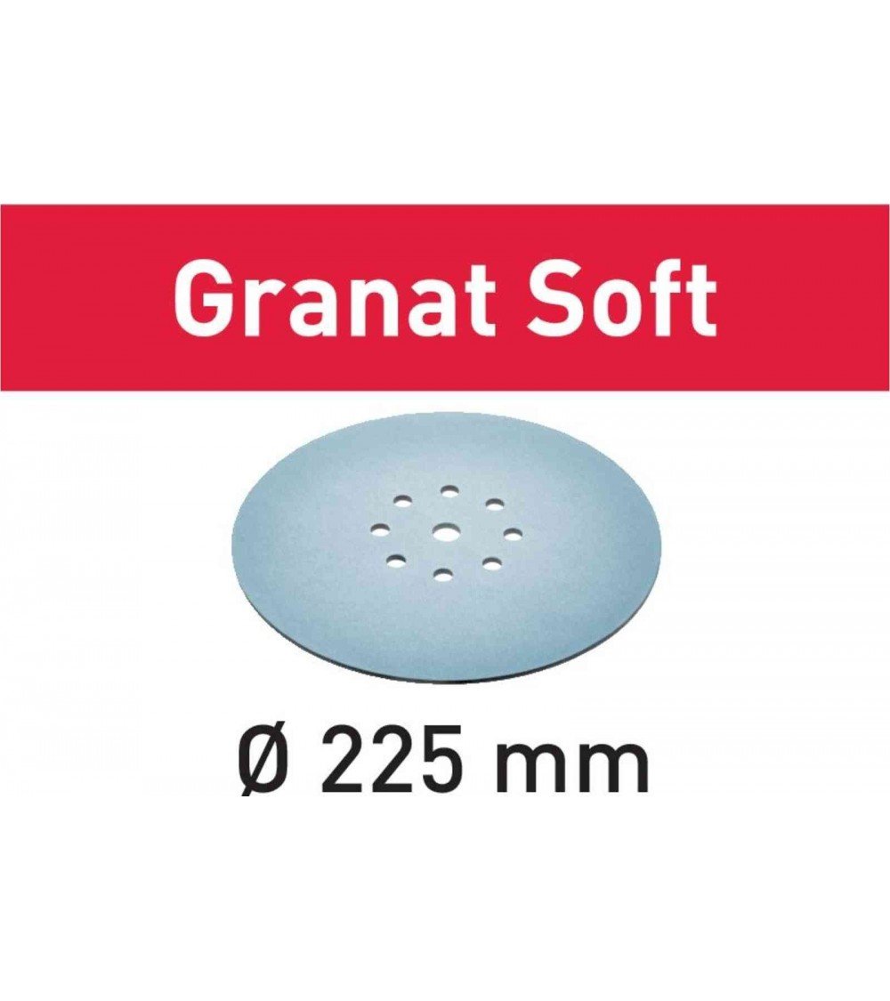 Šlif.popierius Granat (PLANEX) STF D225 P240 GR S/25