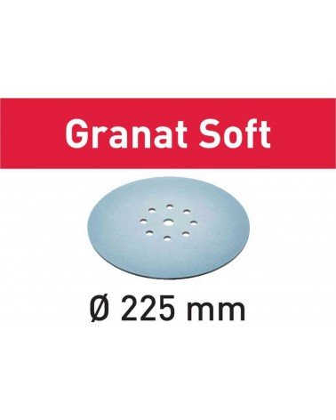 Šlif.popierius Granat (PLANEX) STF D225 P240 GR S/25