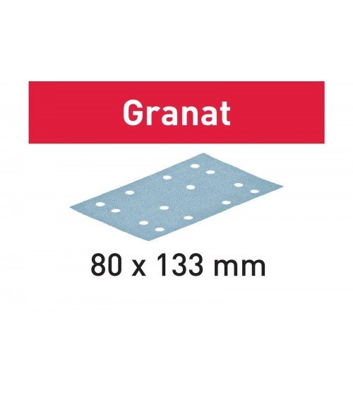 Festool smilšpapīrs Granat STF 80x133 P 60 GR  50X