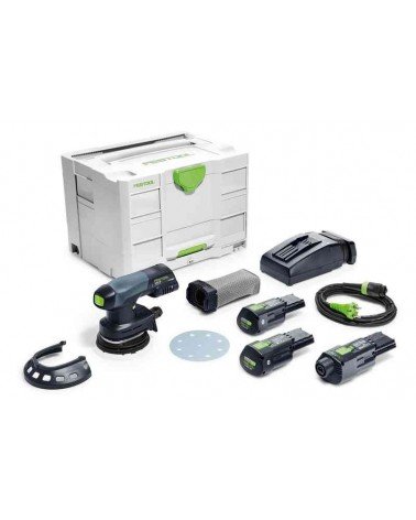 FESTOOL Аккумуляторная эксцентриковая шлифовальная машинка ETSC 125 Li 3,1 I-Set