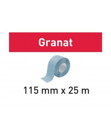 FESTOOL Шлифовальный материал StickFix в рулоне 115x25m P180 GR Granat