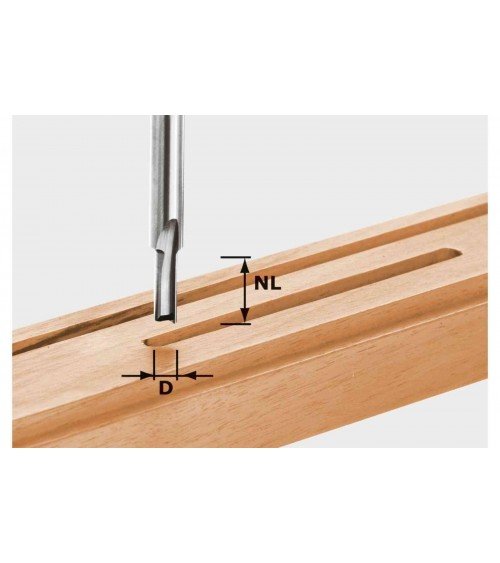 Festool malu frēze HW, kāts 8 mm HW S8 D5/12