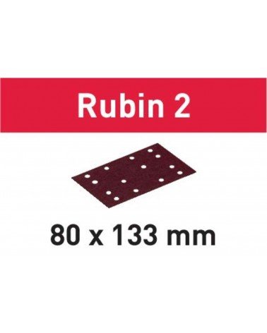 FESTOOL Шлифовальные листы Rubin 2 STF 80X133 P180 RU2/50