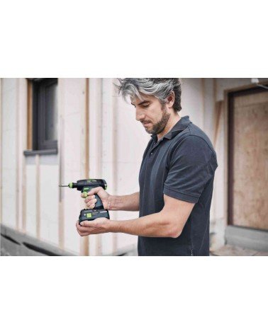 Аккумуляторная дрель-шуруповёрт T 18+3 HPC 4,0 I-Set FESTOOL