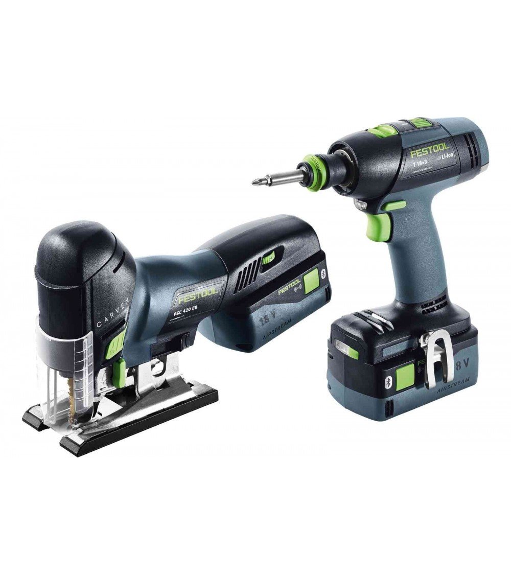 Festool akumulatora rīku komplekts T 18+3/PSC 420 Li I-Set