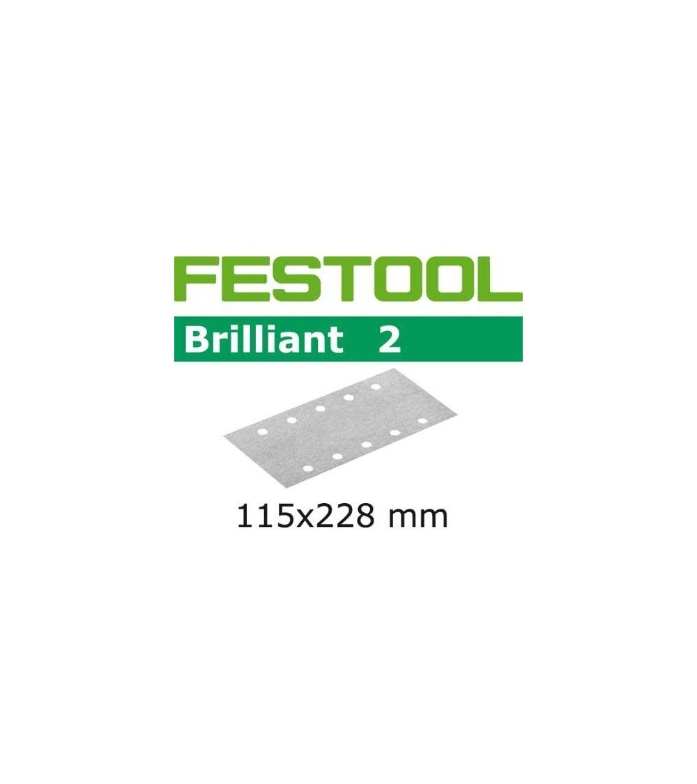 FESTOOL ШЛИФОВАЛЬНЫЕ ЛИСТЫ STF 115X228 P100 BR2/100